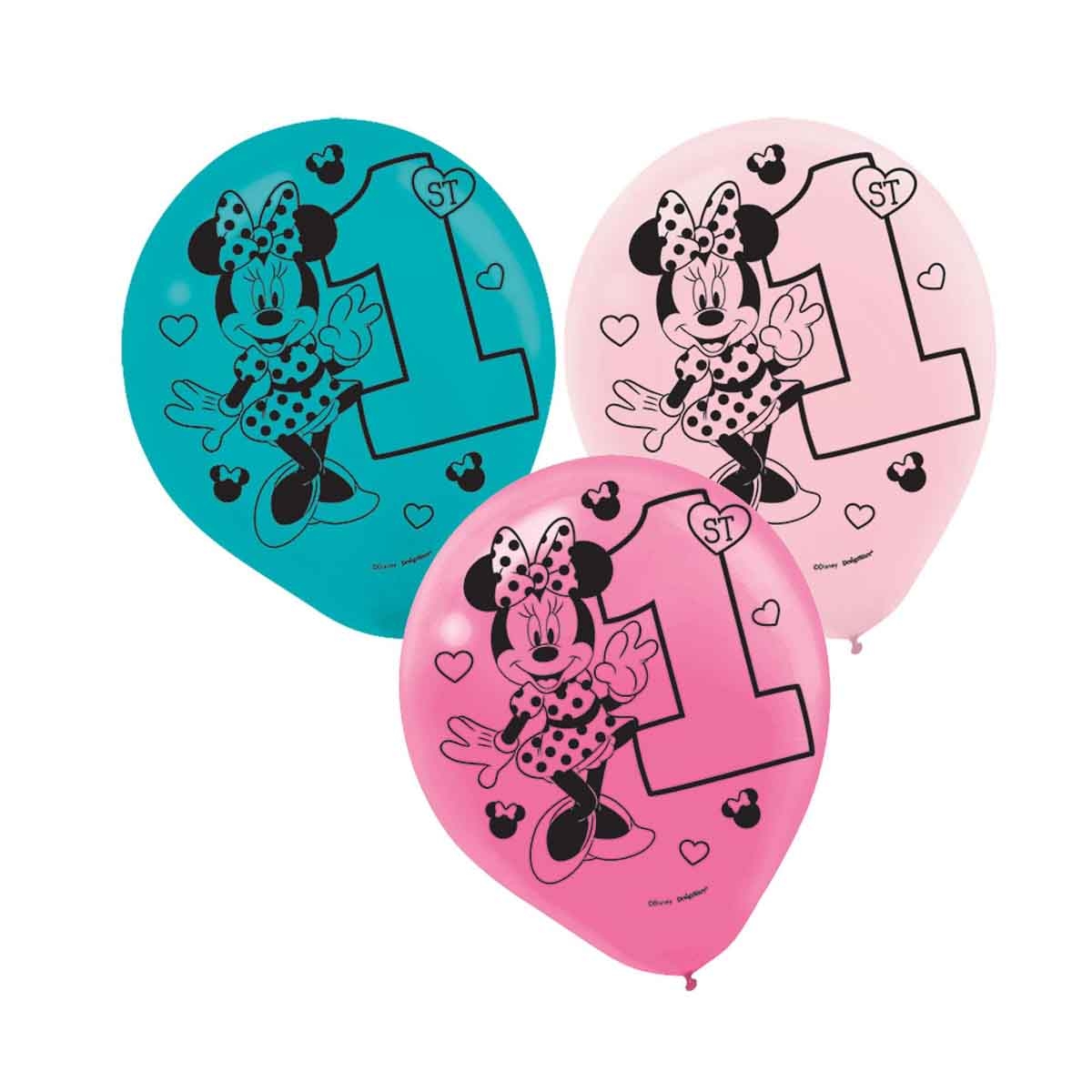 Minnie Mouse 15-Piece Fun To Be One Latex Balloon Set