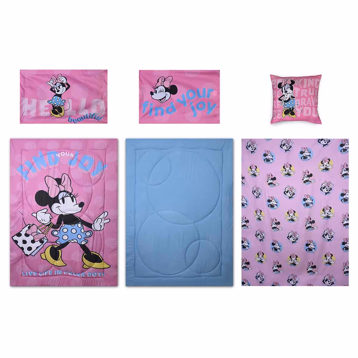 Minnie Mouse 5-Piece BnB Brushed Microfiber with Polyester Shell Comforter Set