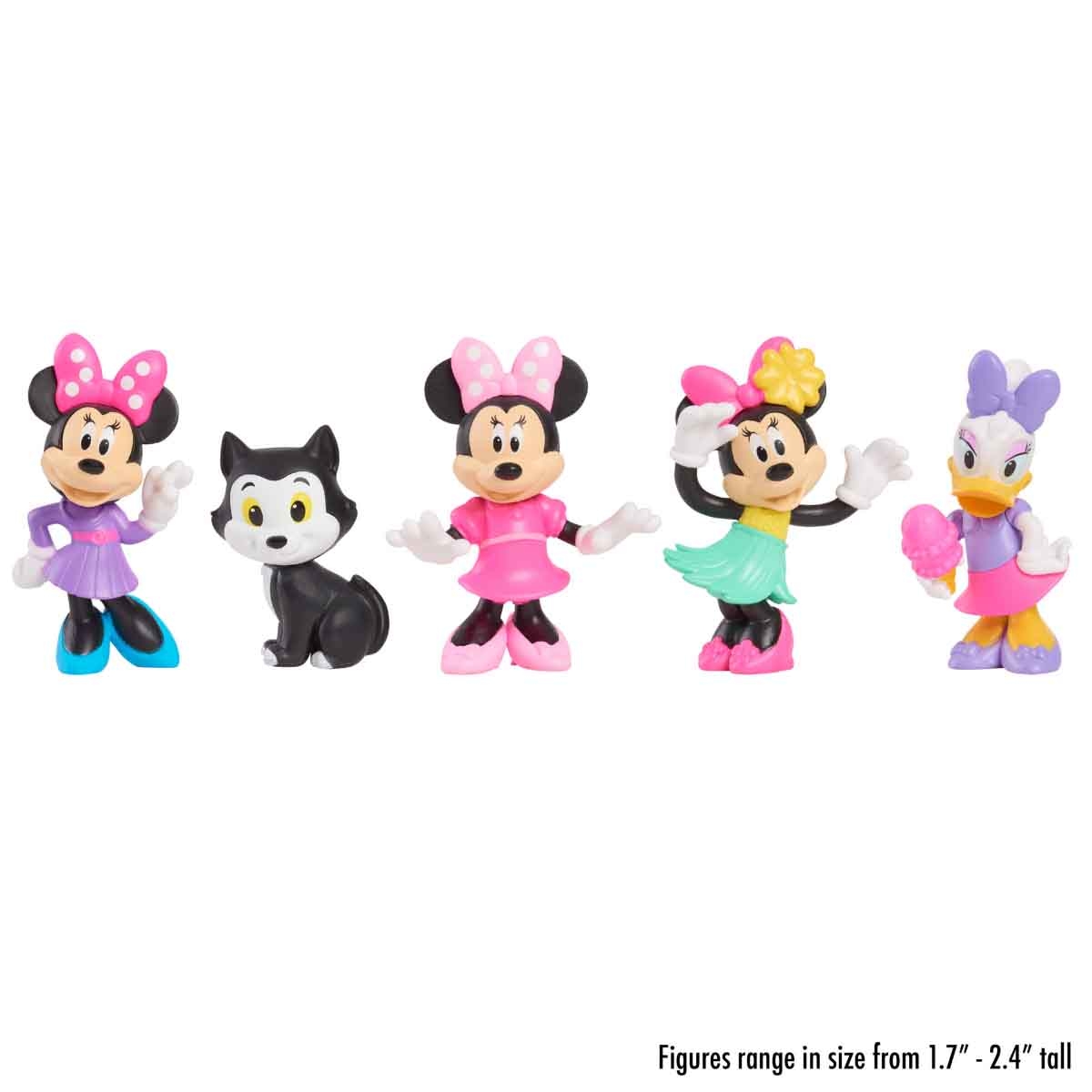 Minnie Mouse 5-Piece Mini Figure Set Girls, 3-4 Years