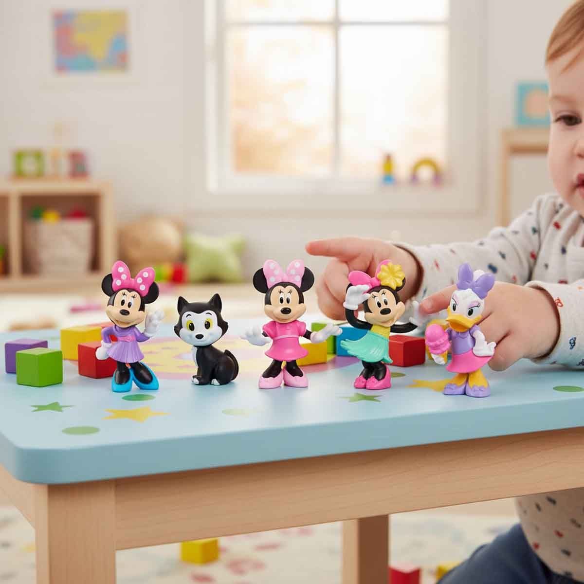Minnie Mouse 5-Piece Mini Figure Set Girls, 3-4 Years