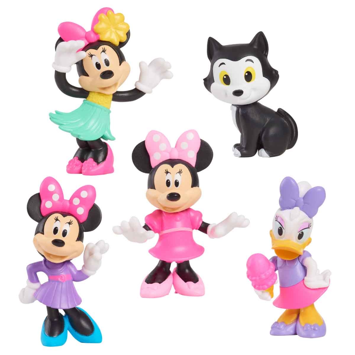 Minnie Mouse 5-Piece Mini Figure Set Girls, 3-4 Years