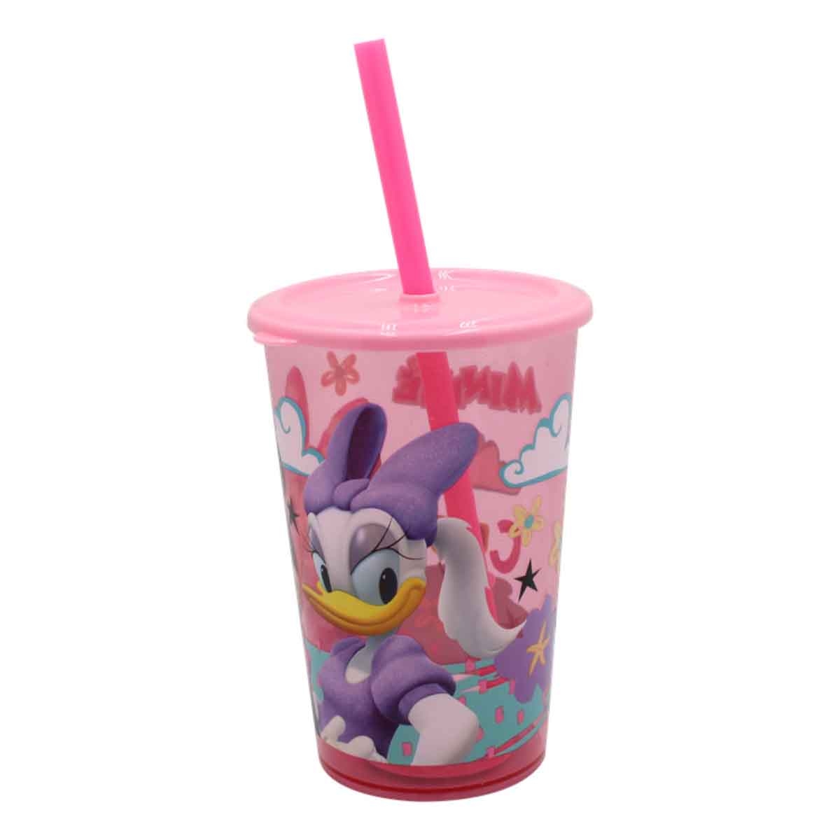 ميني ماوس كوب شفاف قابل لإعادة الاستخدام وخفيف الوزن مع شفاطة