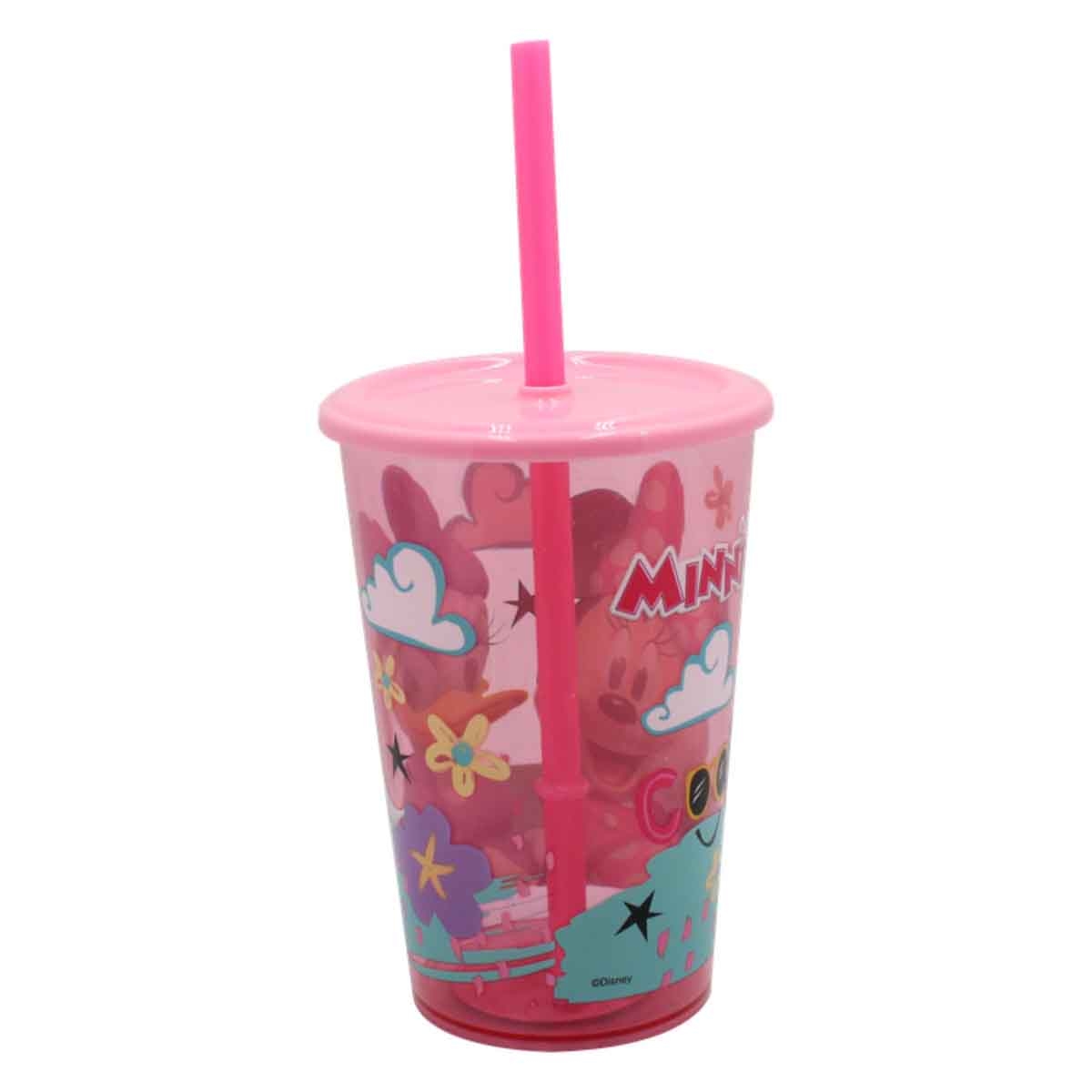 ميني ماوس كوب شفاف قابل لإعادة الاستخدام وخفيف الوزن مع شفاطة