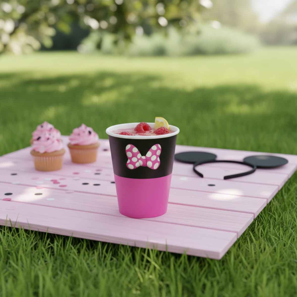 Minnie Mouse 8-Piece 9oz Forever Paper Cup Set