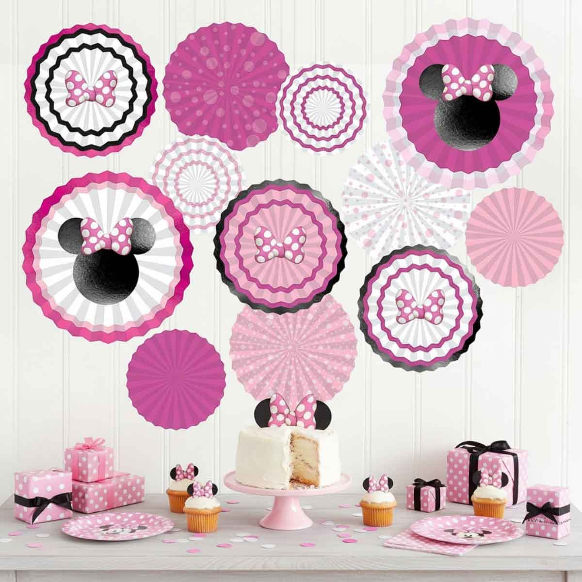 Minnie Mouse Forever Paper Fan Decorating Kit