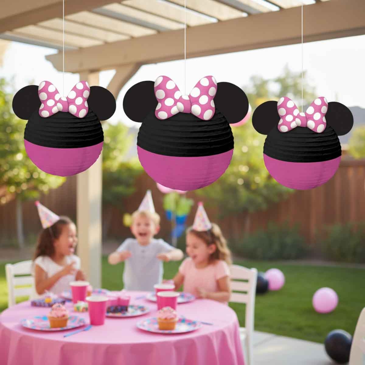 ميني ماوس مجموعة فوانيس ورقية دائم