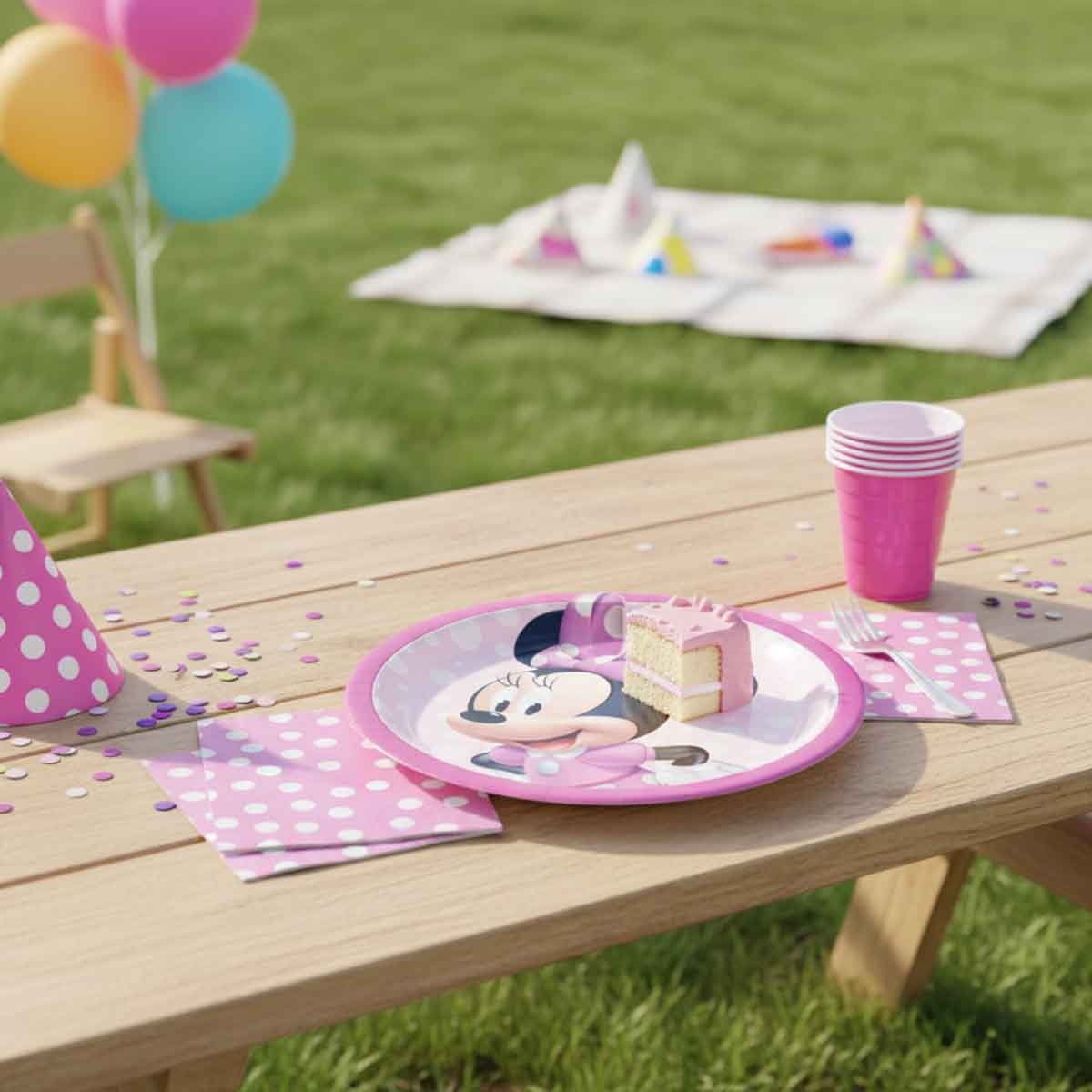 Minnie Mouse 8-Piece 9" Forever Paper Plate Set