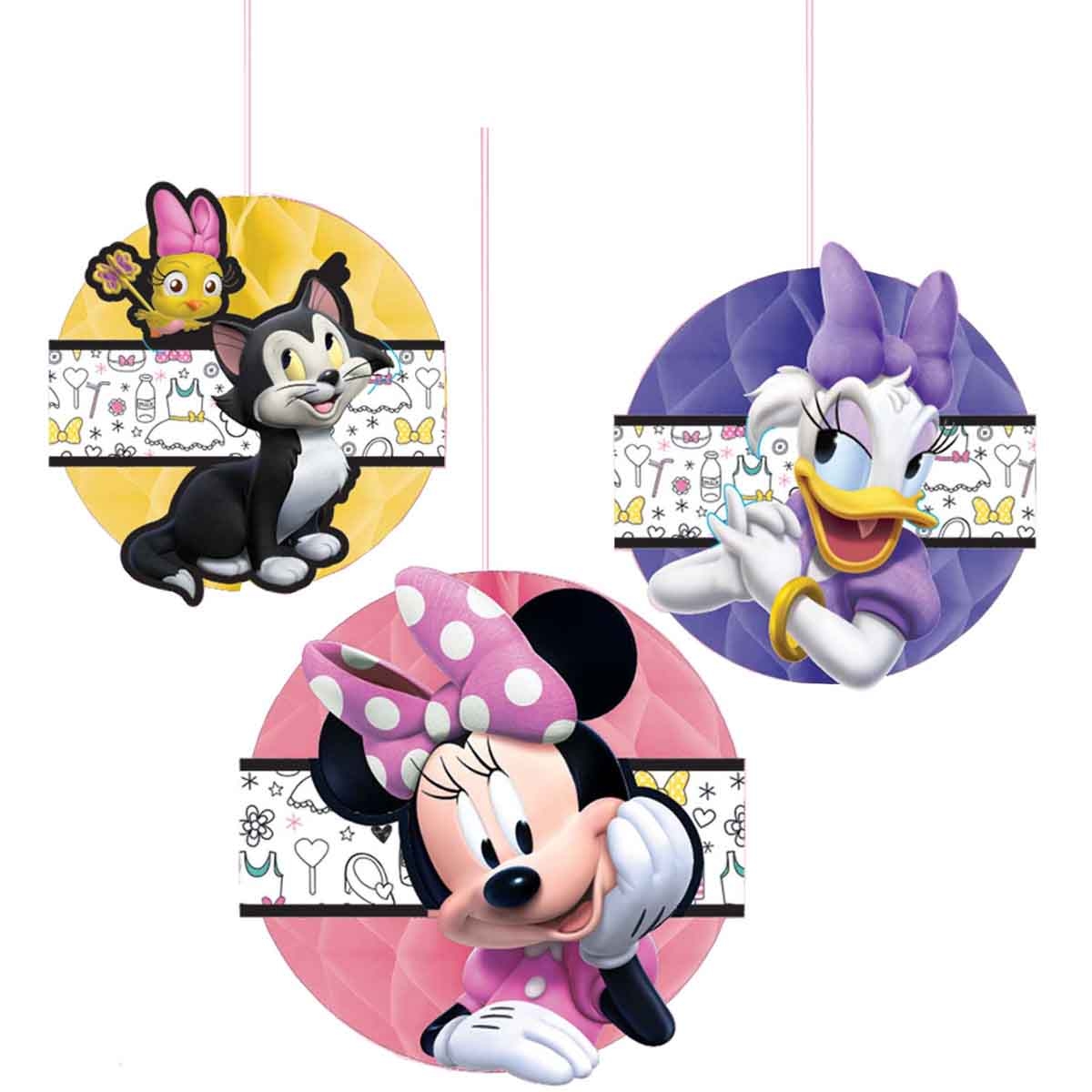 Minnie Mouse Honeycomb Decoration