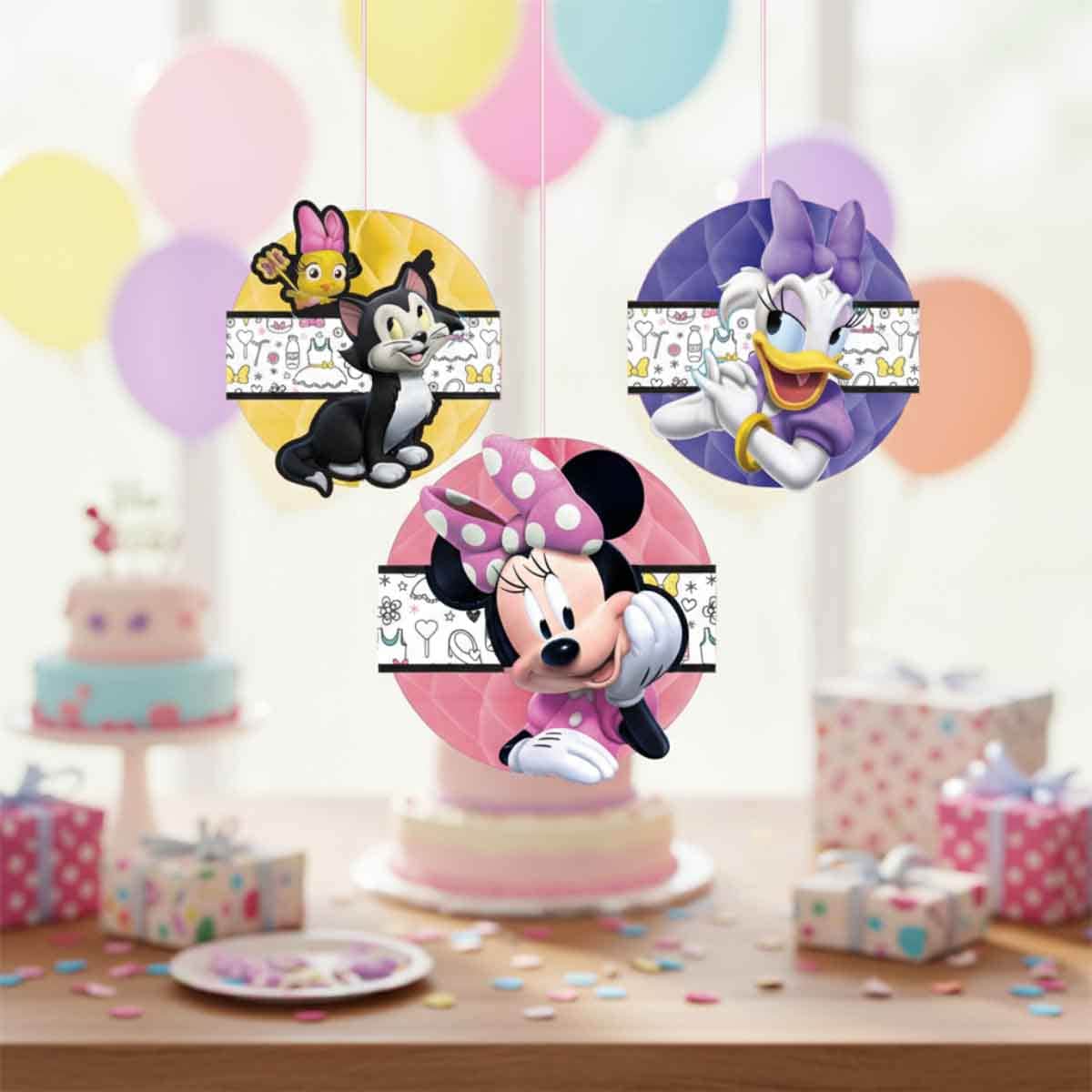 Minnie Mouse Honeycomb Decoration
