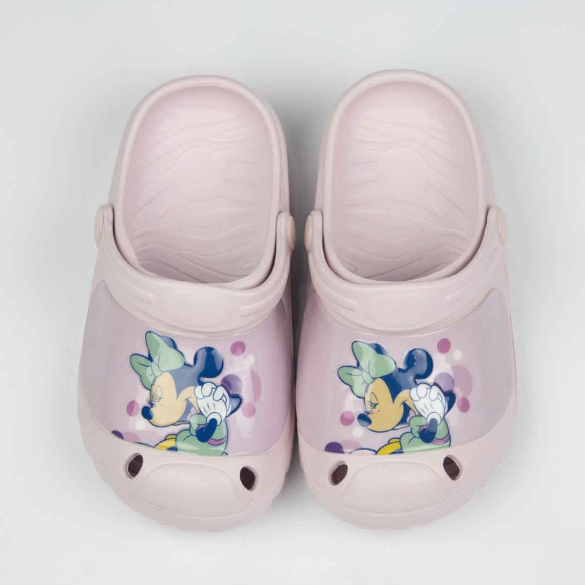 ميني ماوس صنادل خفيفة مريحة للأطفال باللون الوردي الفاتح للبنات
