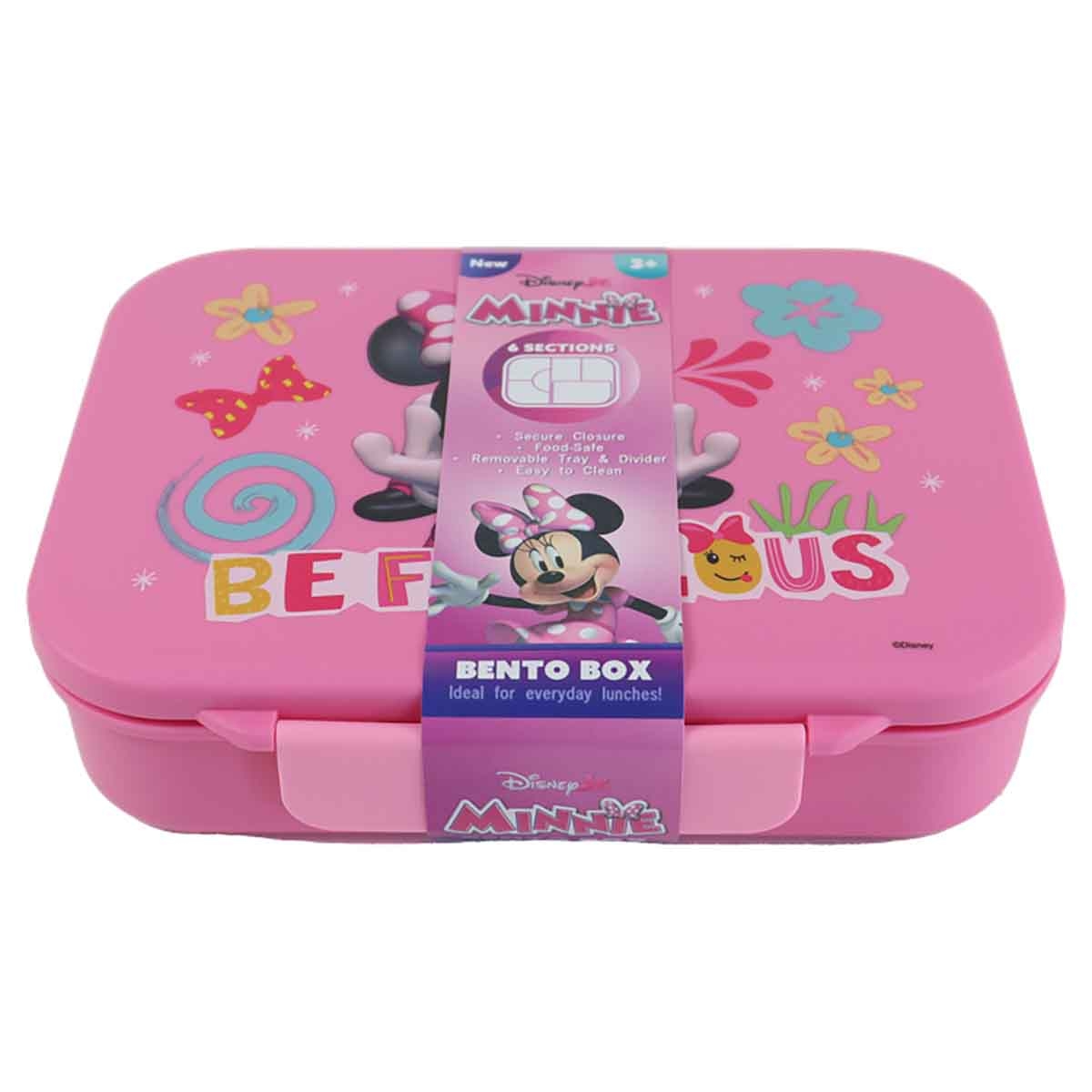 Minnie Mouse 1100ml Disney 6-Compartment Bento Lunch Box