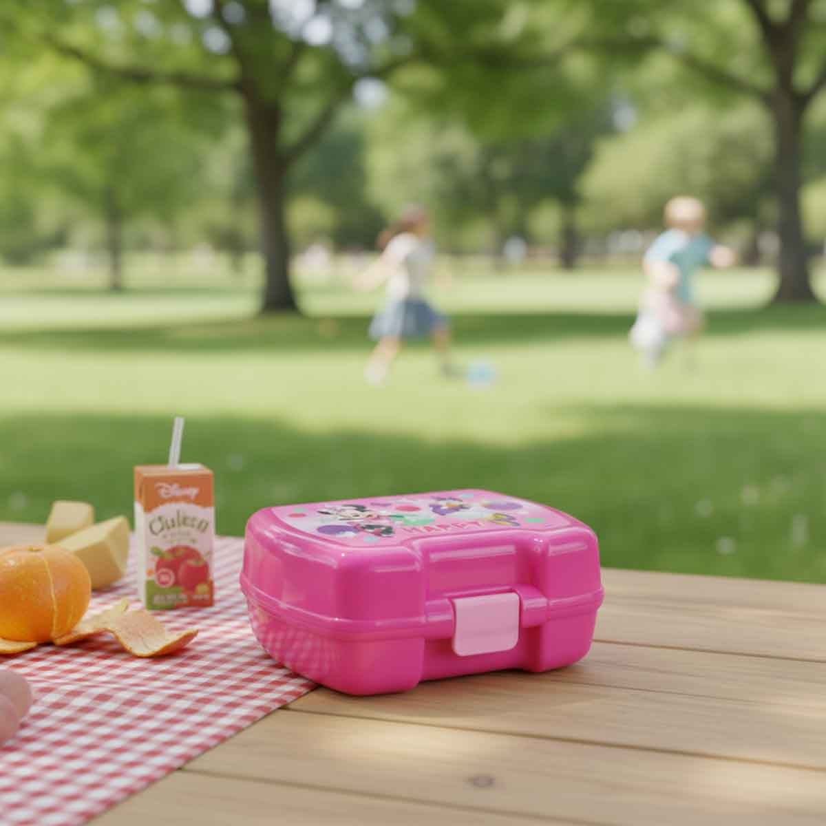 ميني ماوس صندوق غداء ديزني مدمج ومناسب للمدرسة