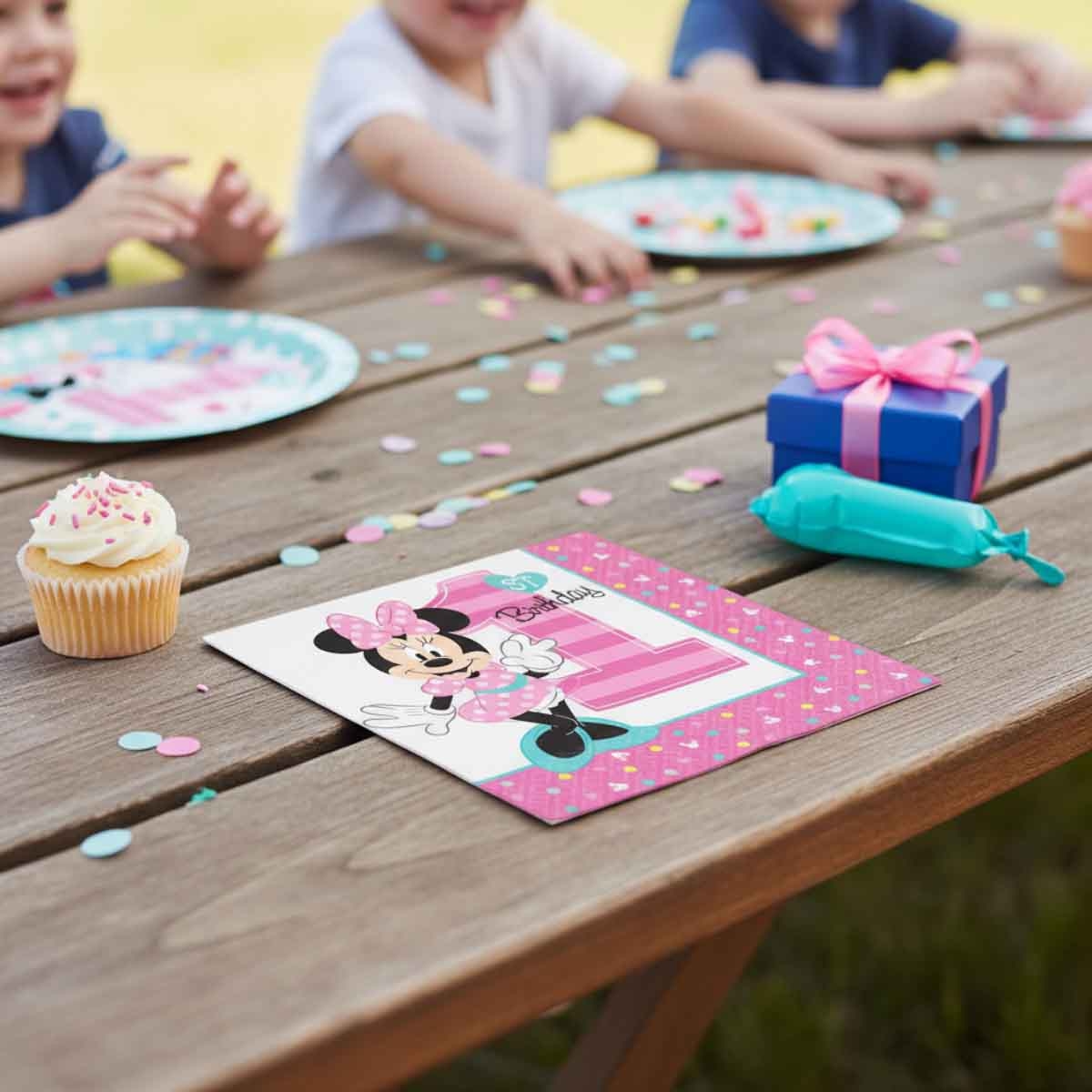 Minnie Mouse Fun To Be One Lunch Napkin Set