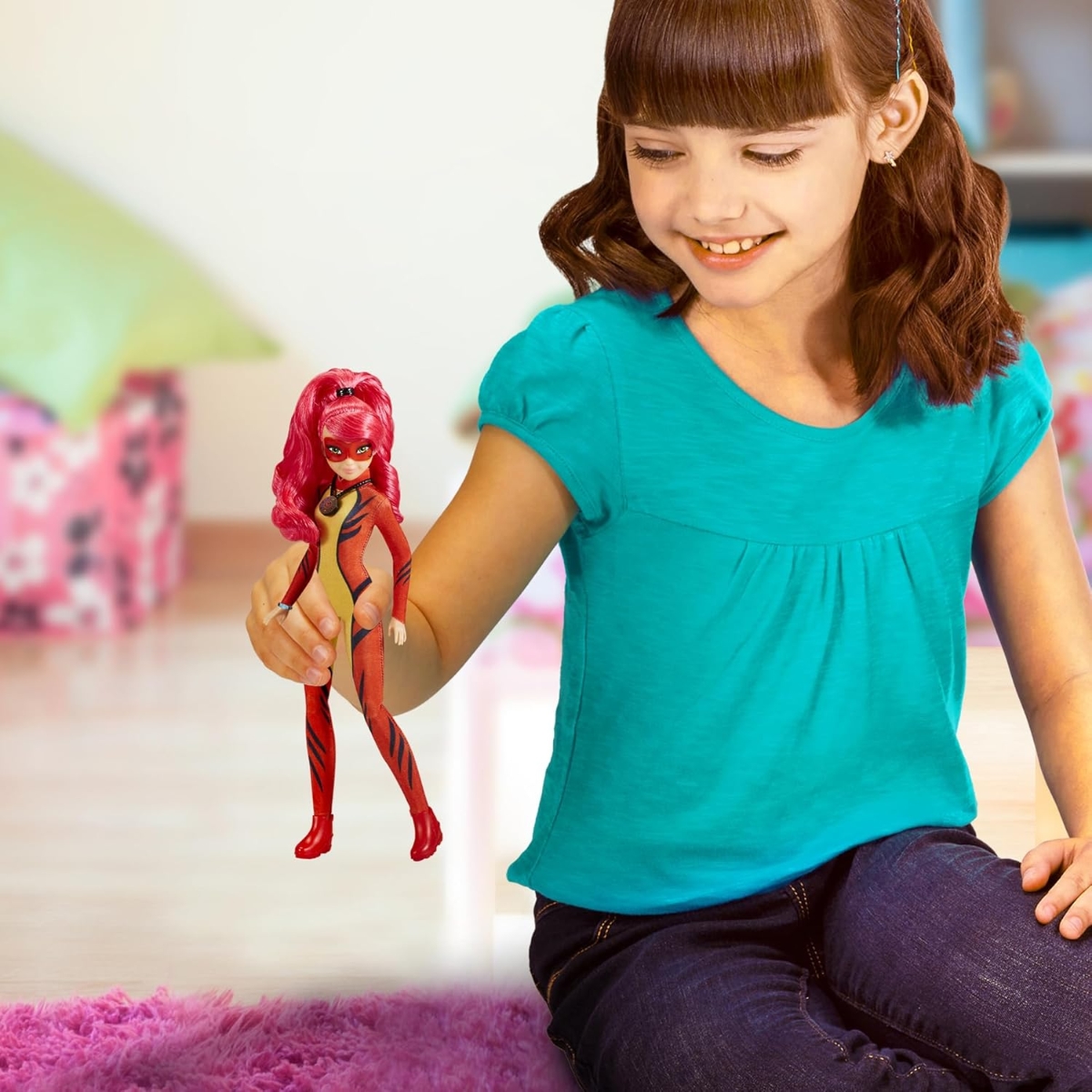Miraculous 10.5" Zag Heroes Lady Dragon Fashion Doll Girls, 5-7 Years