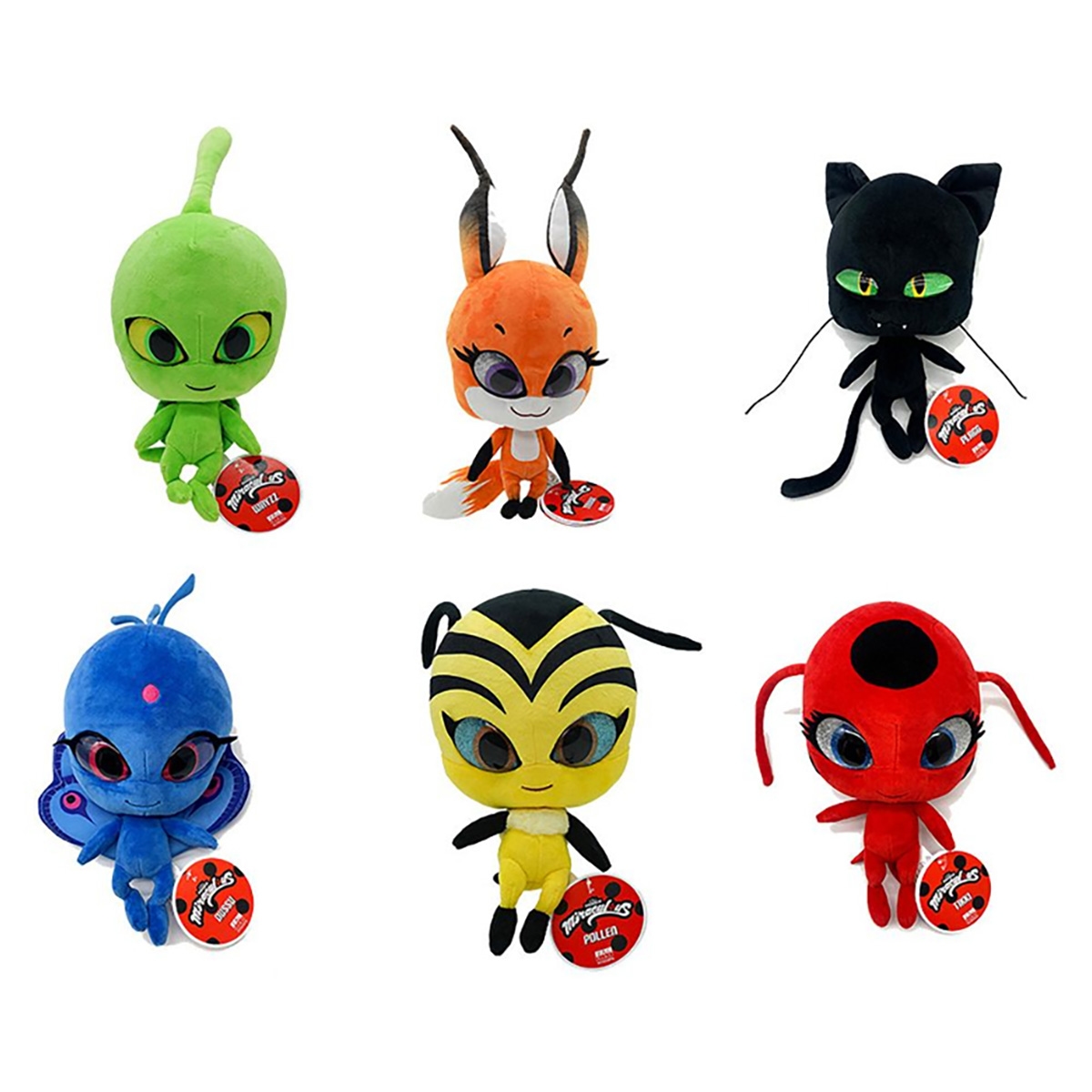 Miraculous 11.8" Kwami Assorted Plush Figures Girls, 3-4 Years