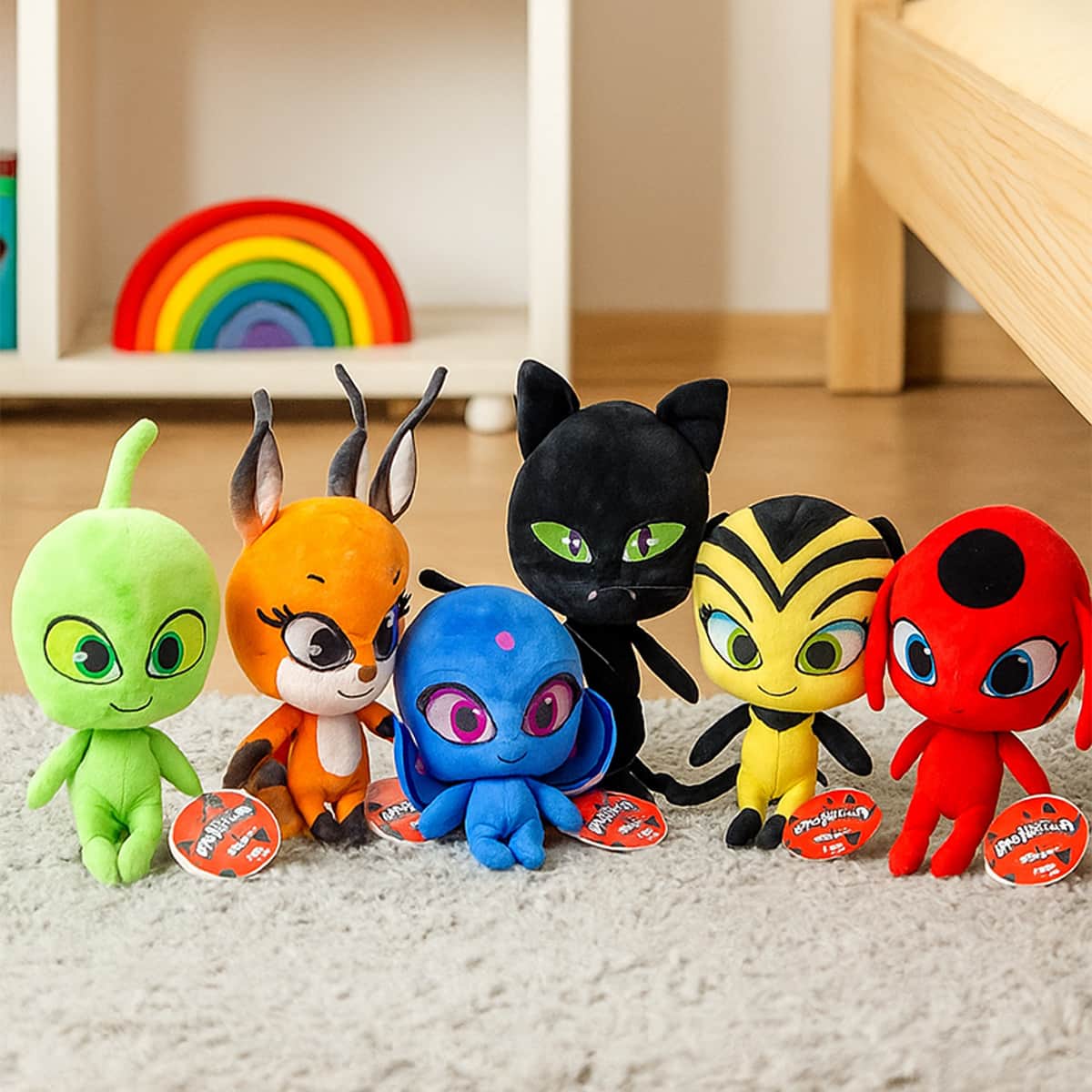 Miraculous 11.8" Kwami Assorted Plush Figures Girls, 3-4 Years