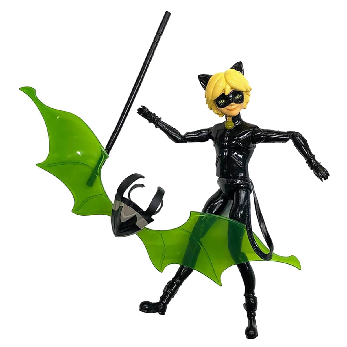 Miraculous 4.7" Cat Noir Battle Wings Fashion Doll Girls, 5-7 Years