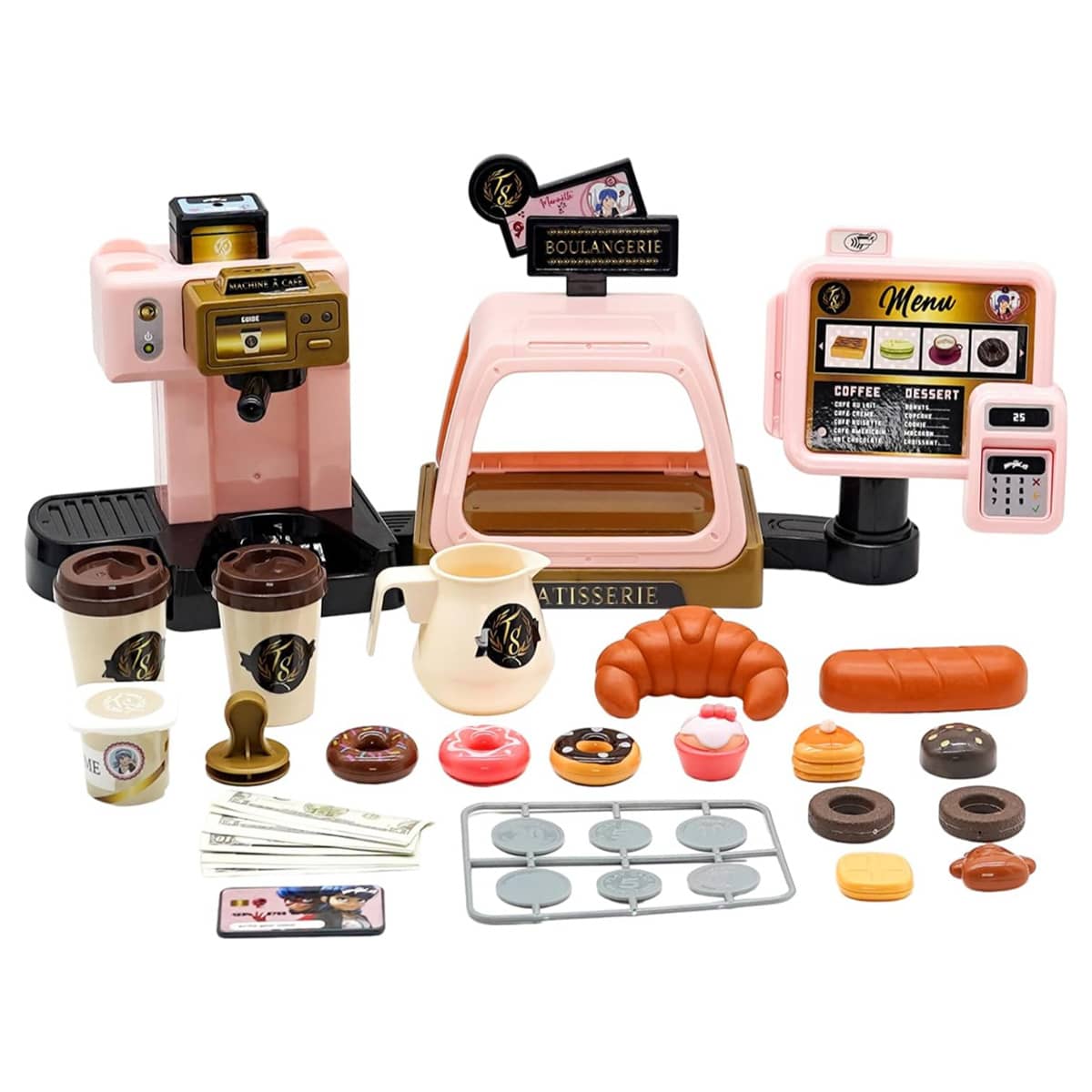Miraculous Cash Register Paris Cafe Playset Girls, 3-4 Years