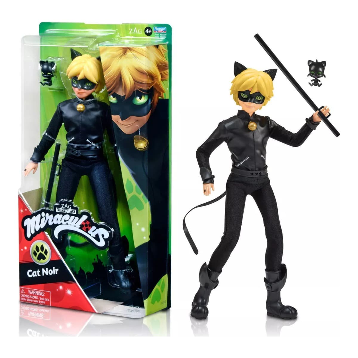 Miraculous Cat Noir Heroez Fashion Doll Unisex, 5-6 Years