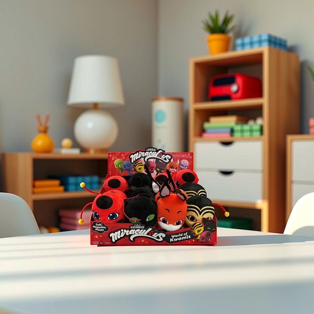 Miraculous Heroes World of Kwamis Assorted Animal Basic Plush Figure Unisex, 5-7 Years