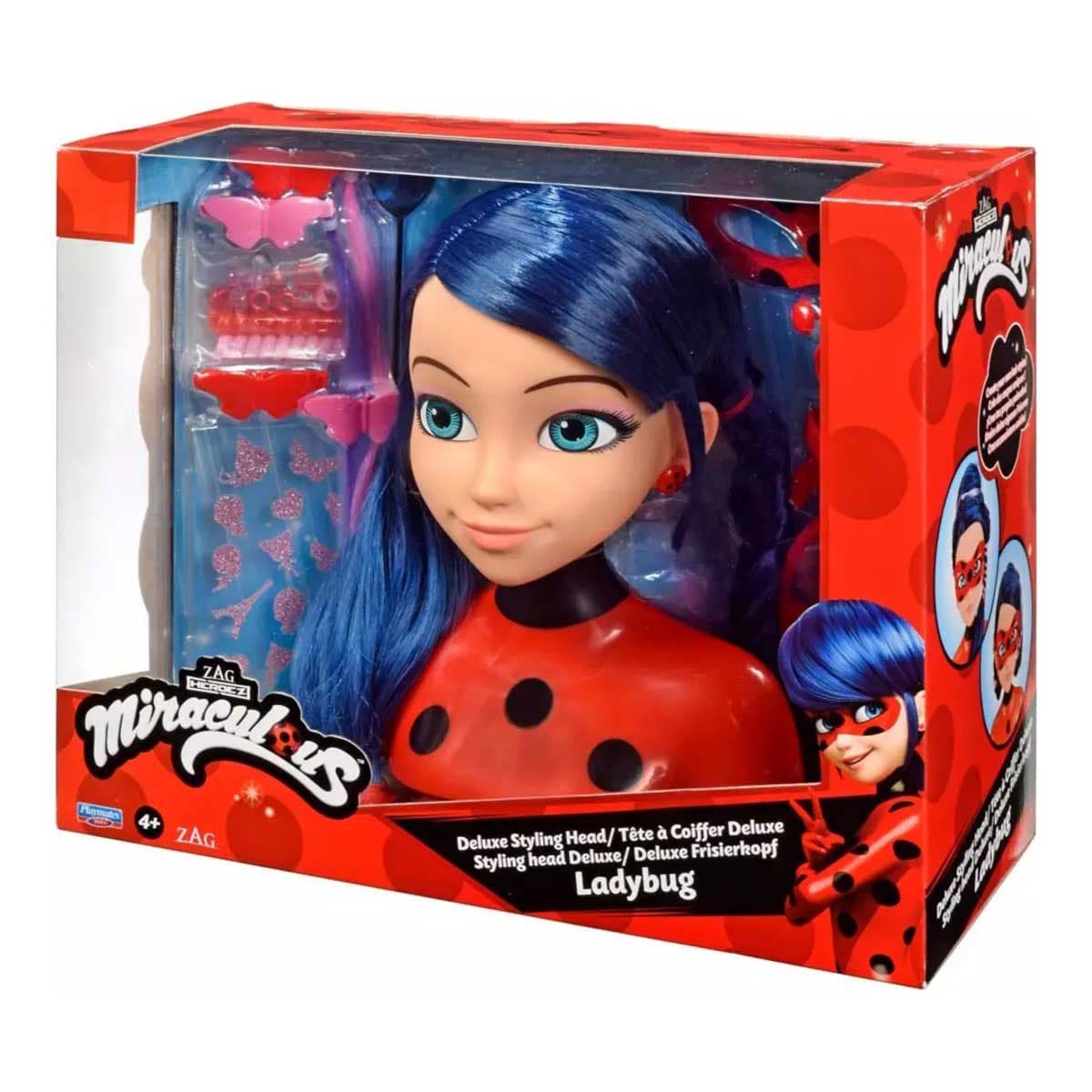 Miraculous Ladybug Deluxe Styling Head Girls, 5-6 Years