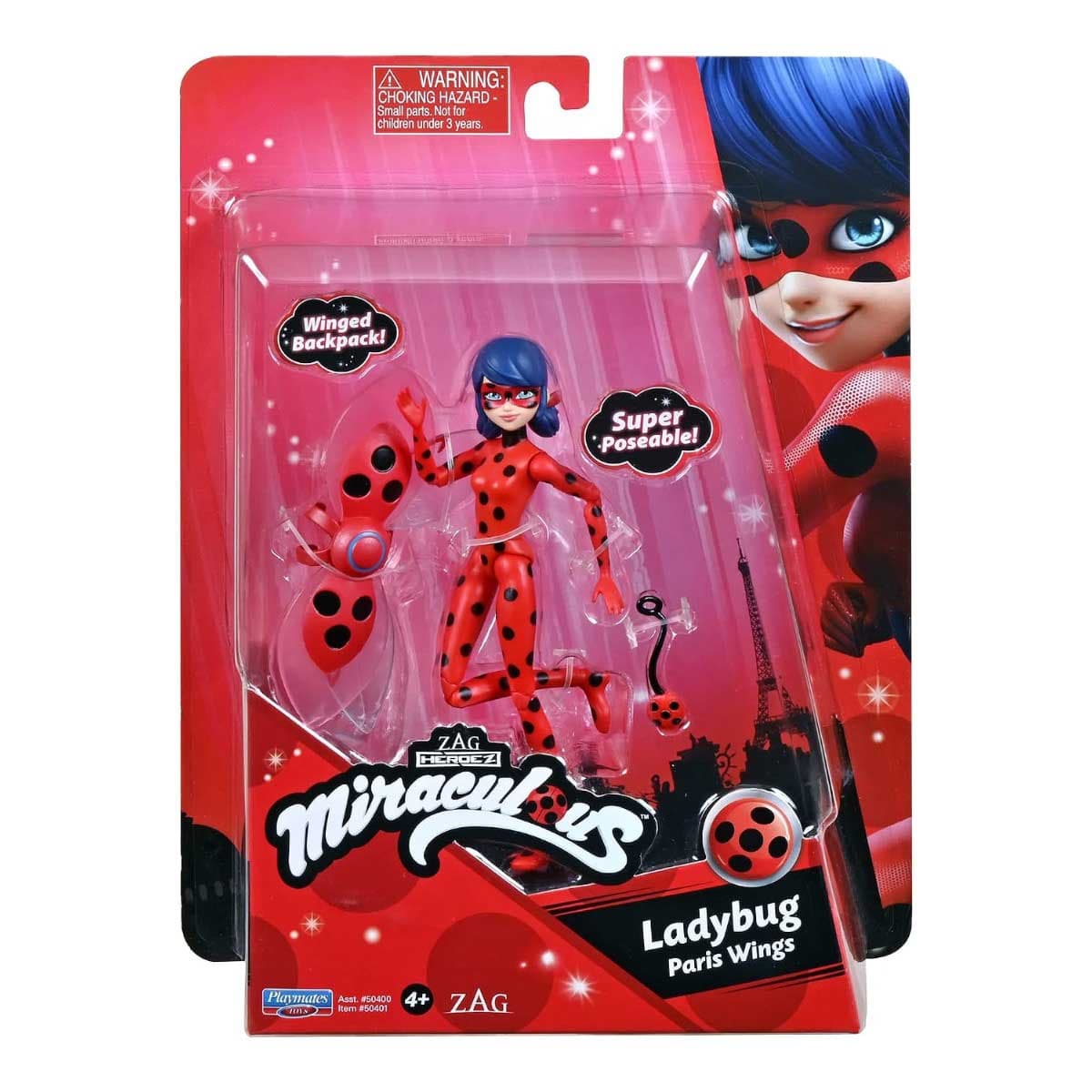 Miraculous Ladybug Paris Wings Miracle Moments Small Doll Girls, 5-6 Years