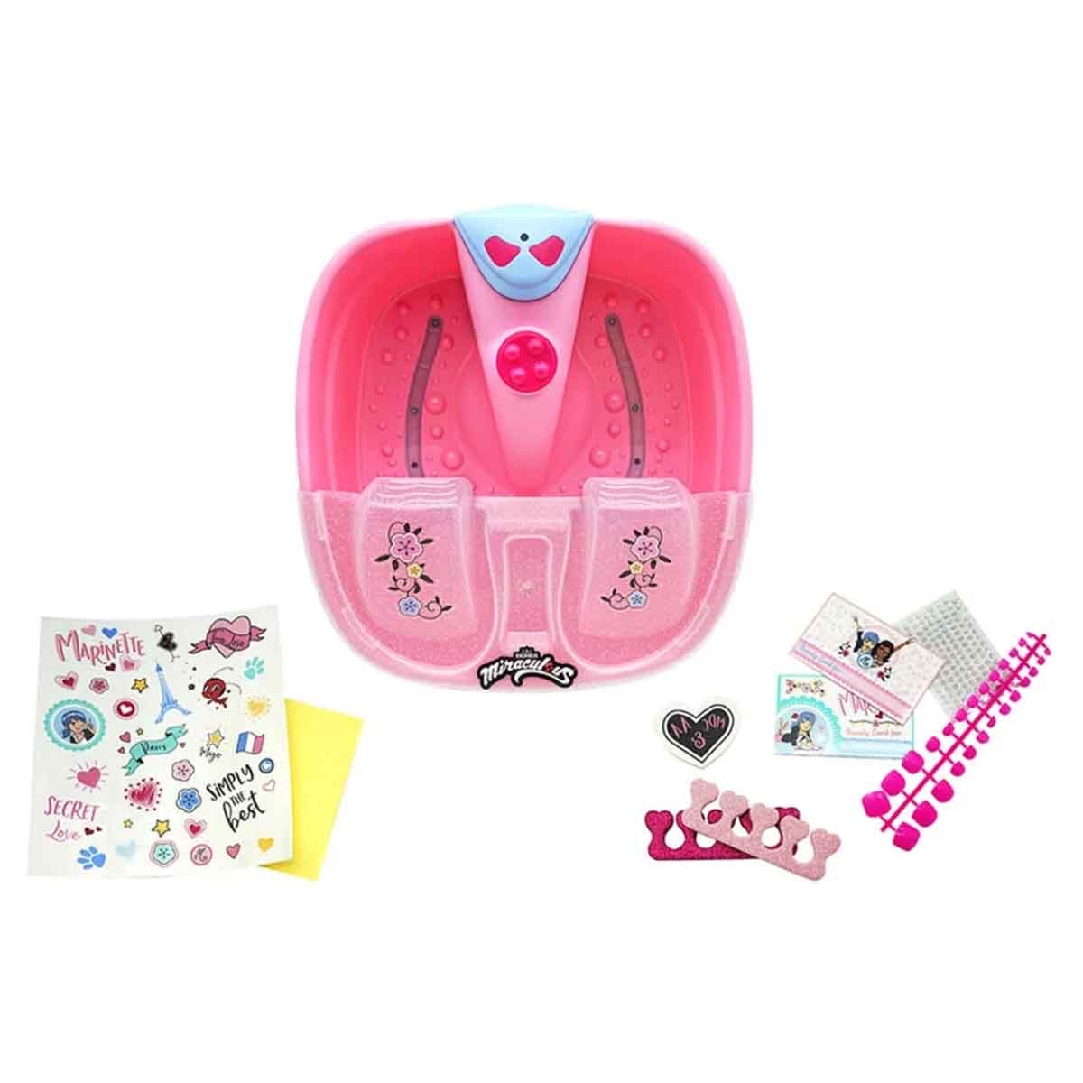 ميراكولوس مجموعة استوديو المانيكير وسبا القدم مارينيت للبنات، 8-10 سنوات