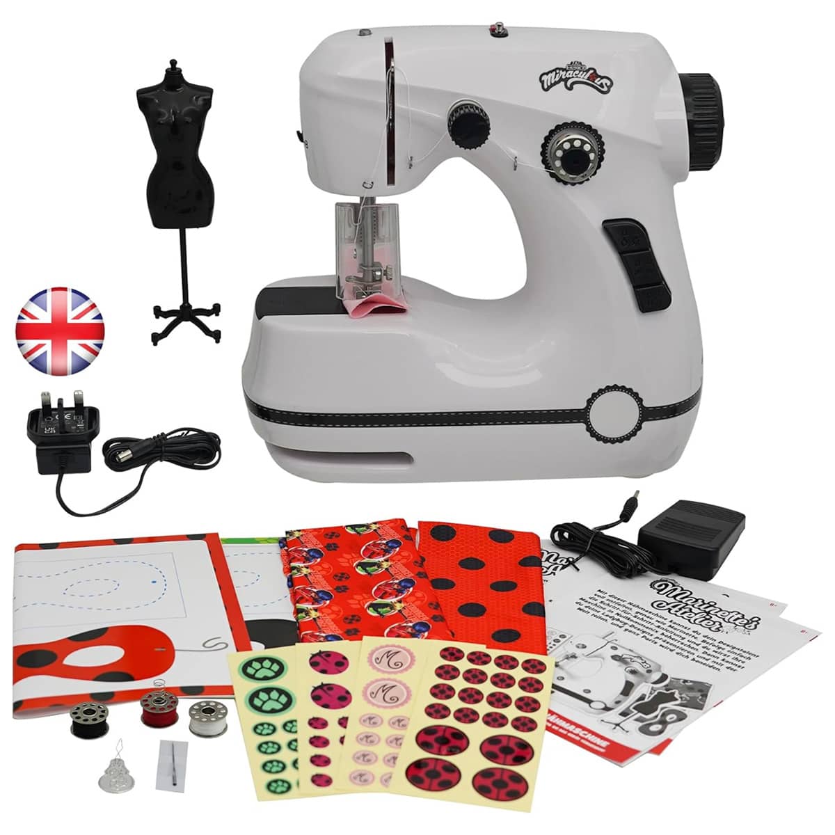 Miraculous Marinette Mini Sewing Machine Girls, 5-7 Years