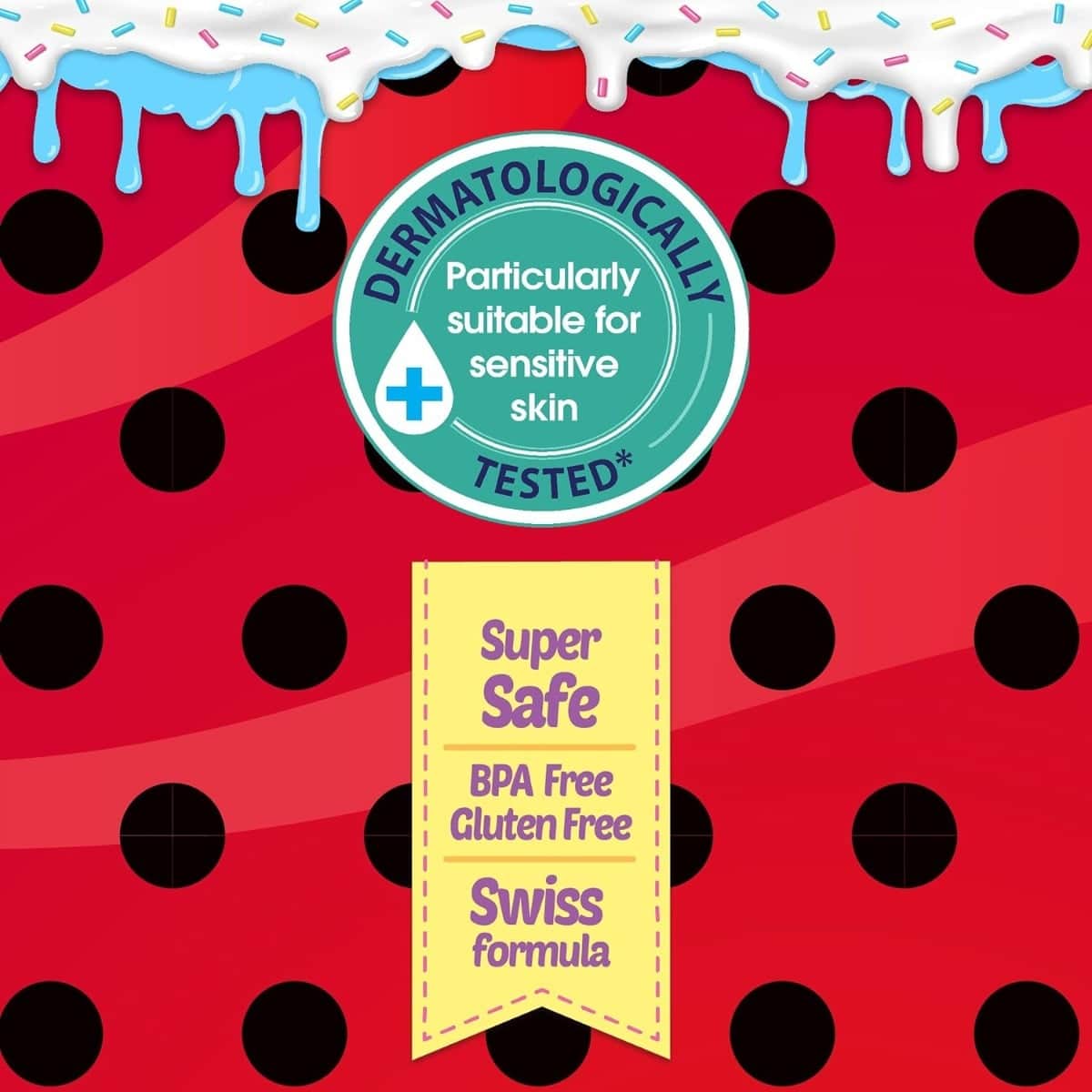 Miraculous Sprinkle N Slimy Waffle Creations Slime Kit Unisex, 5-7 Years
