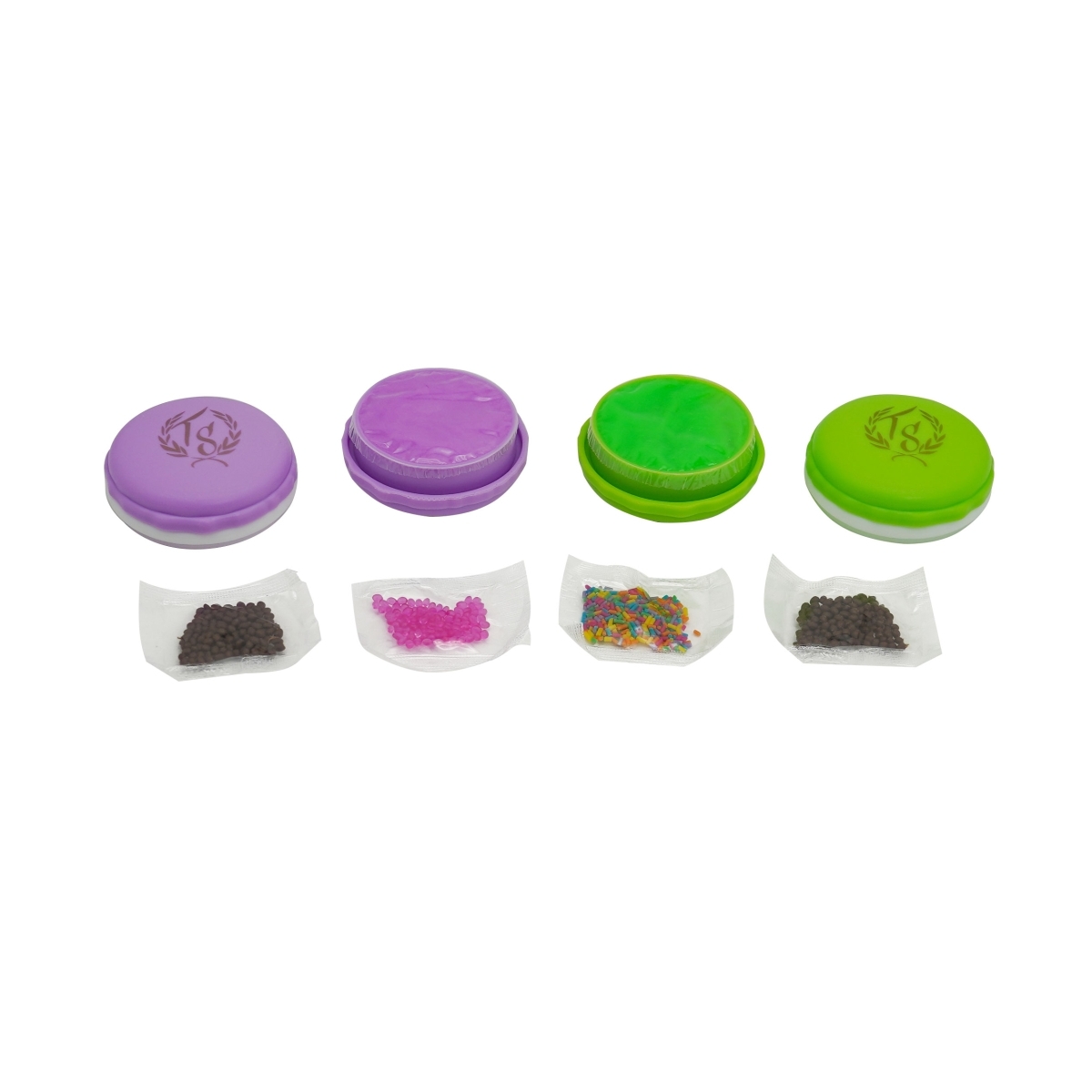 ميراكولوس مجموعة سلايم ماكرون متنوعة للبنات، 5-7 سنوات، مجموعة من 2