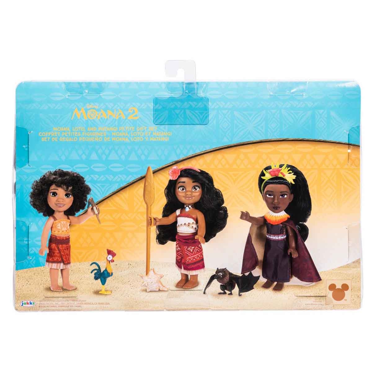 ديزني موانا 2 ومجموعة أصدقاء دمى صغيرة 6 إنش للبنات، عمر 3-4 سنوات