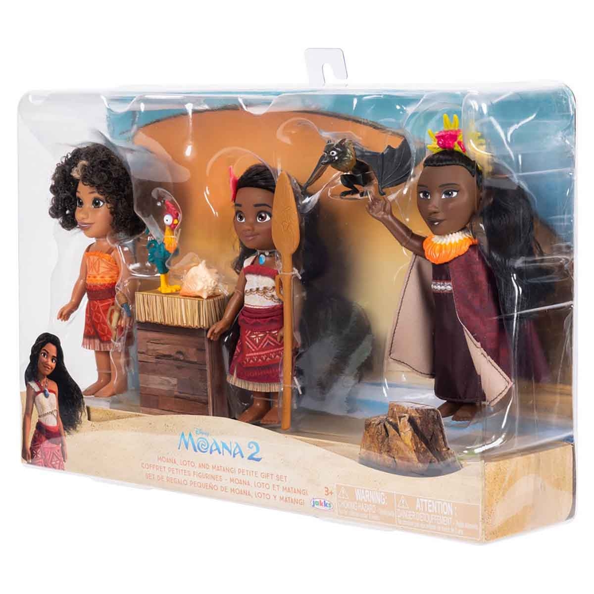 ديزني موانا 2 ومجموعة أصدقاء دمى صغيرة 6 إنش للبنات، عمر 3-4 سنوات