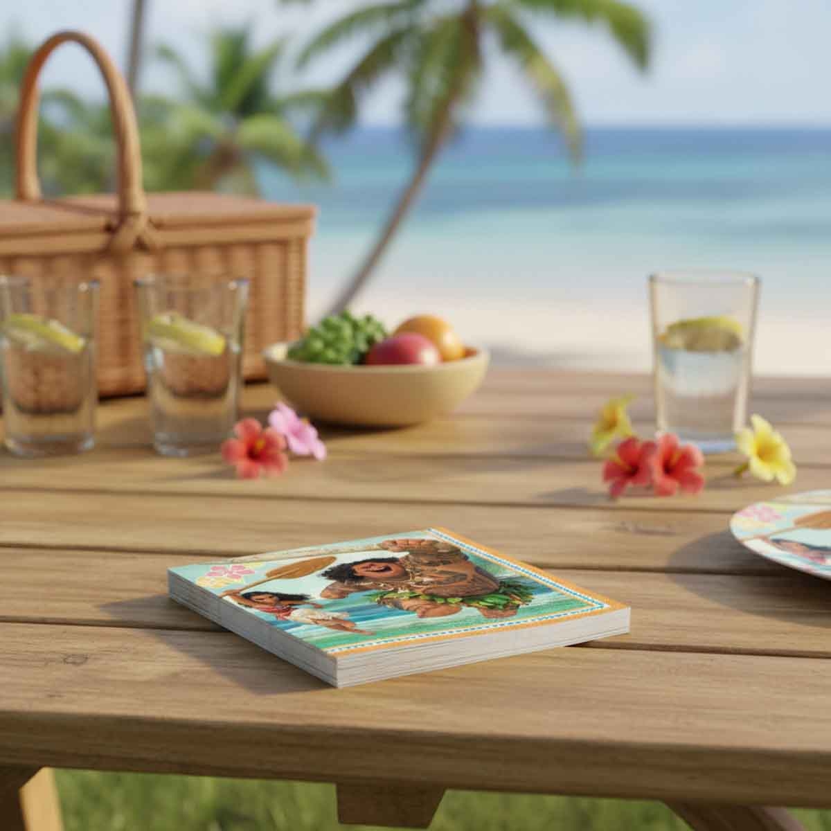 Moana 16-Piece Lunch Napkin Set