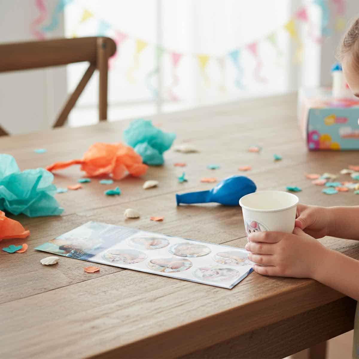 Moana Party Stickers