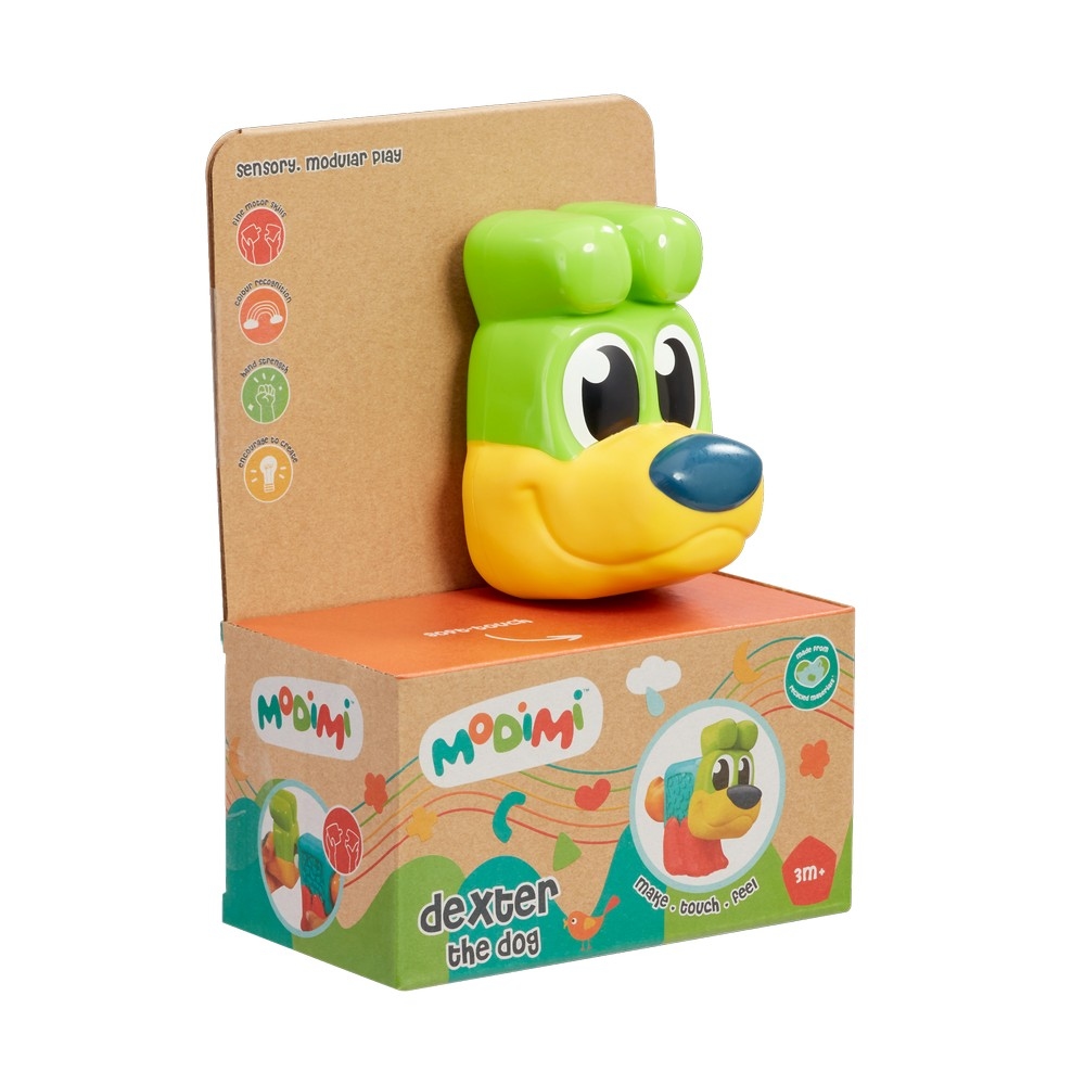 Modimi Dexter The Dog Sensory Toy Toddler , 0-2 Years