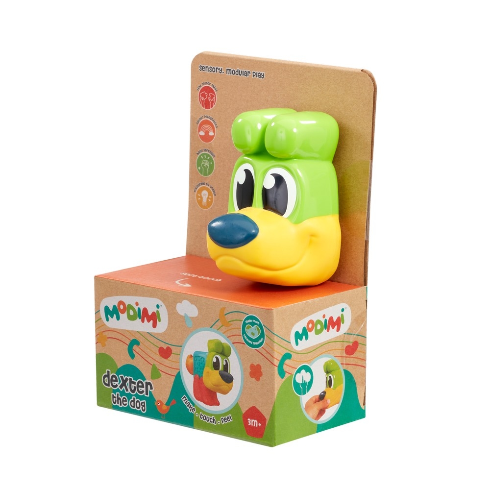 Modimi Dexter The Dog Sensory Toy Toddler , 0-2 Years