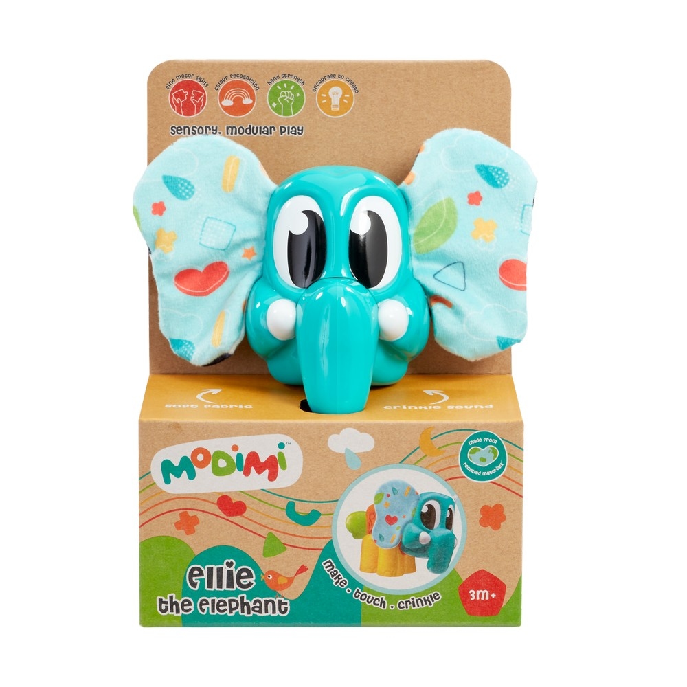 Modimi Eliie The Elephant Sensory Toy Toddler , 0-2 Years
