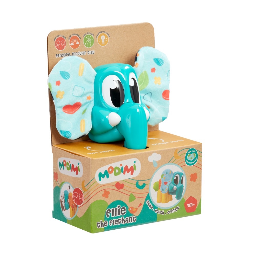 Modimi Eliie The Elephant Sensory Toy Toddler , 0-2 Years