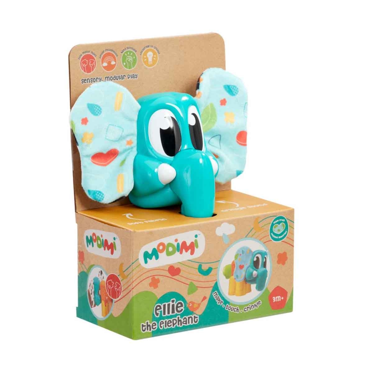 Modimi Eliie The Elephant Sensory Toy Toddler , 0-2 Years