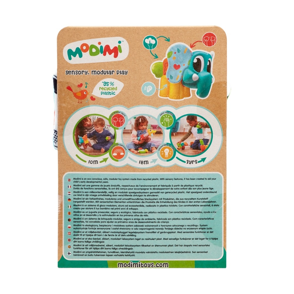 Modimi Eliie The Elephant Sensory Toy Toddler , 0-2 Years