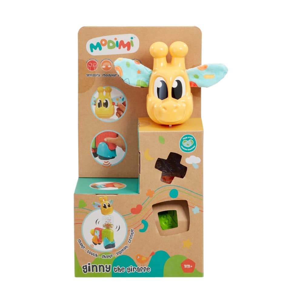 Modimi Ginny The Giraffe Sensory Toy Toddler , 0-2 Years