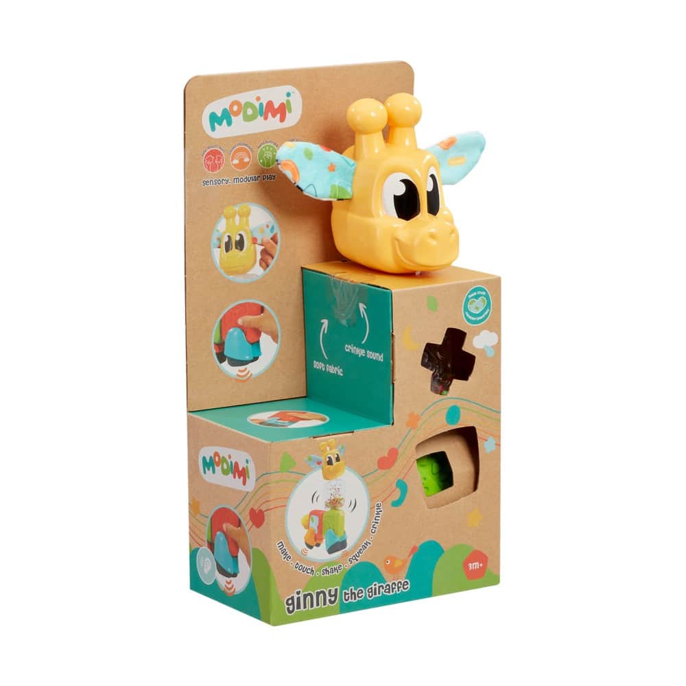 Modimi Ginny The Giraffe Sensory Toy Toddler , 0-2 Years