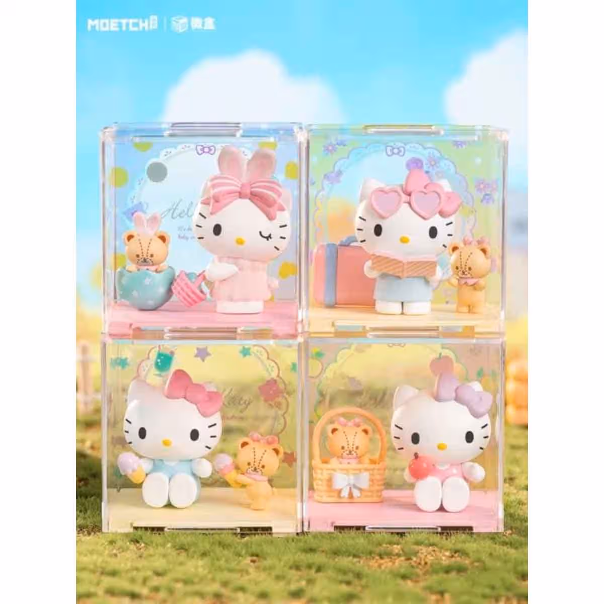 Moetch Bean Hello Kitty Sweetheart Playmate Series Mini Blind Box Girls, 5-7 Years