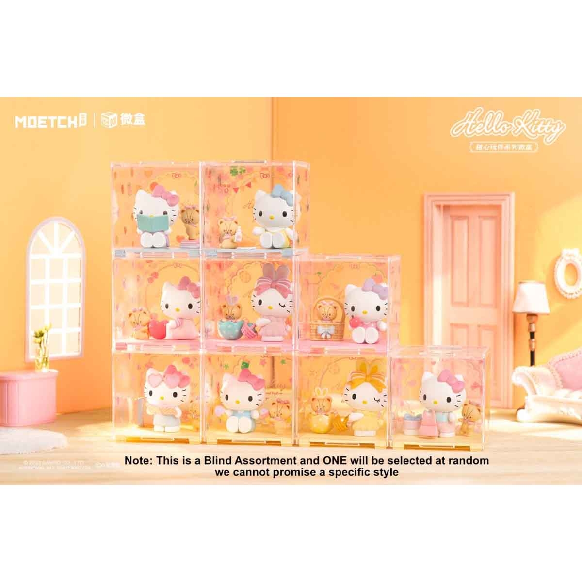 موتش بين مجموعة هيلو كيتي سويت هارت بلايميت – صندوق مفاجآت مصغّر للبنات، 5-7 سنوات