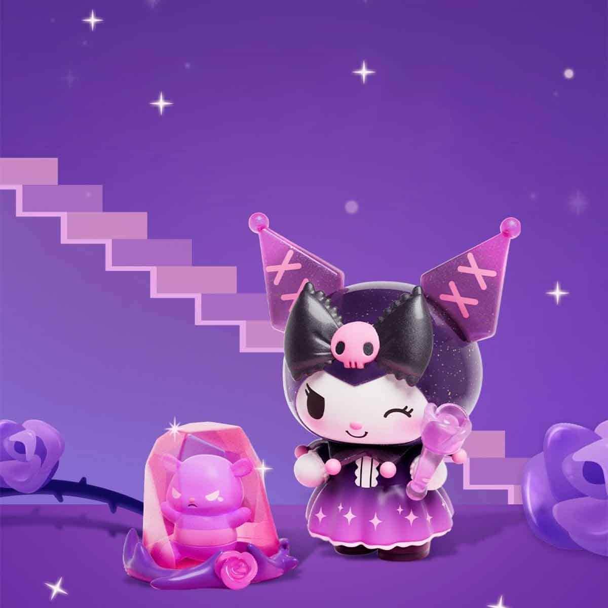 Moetch Bean My Melody & Kuromi Floral Secret Realm Series Mini Blind Box Girls, 5-7 Years