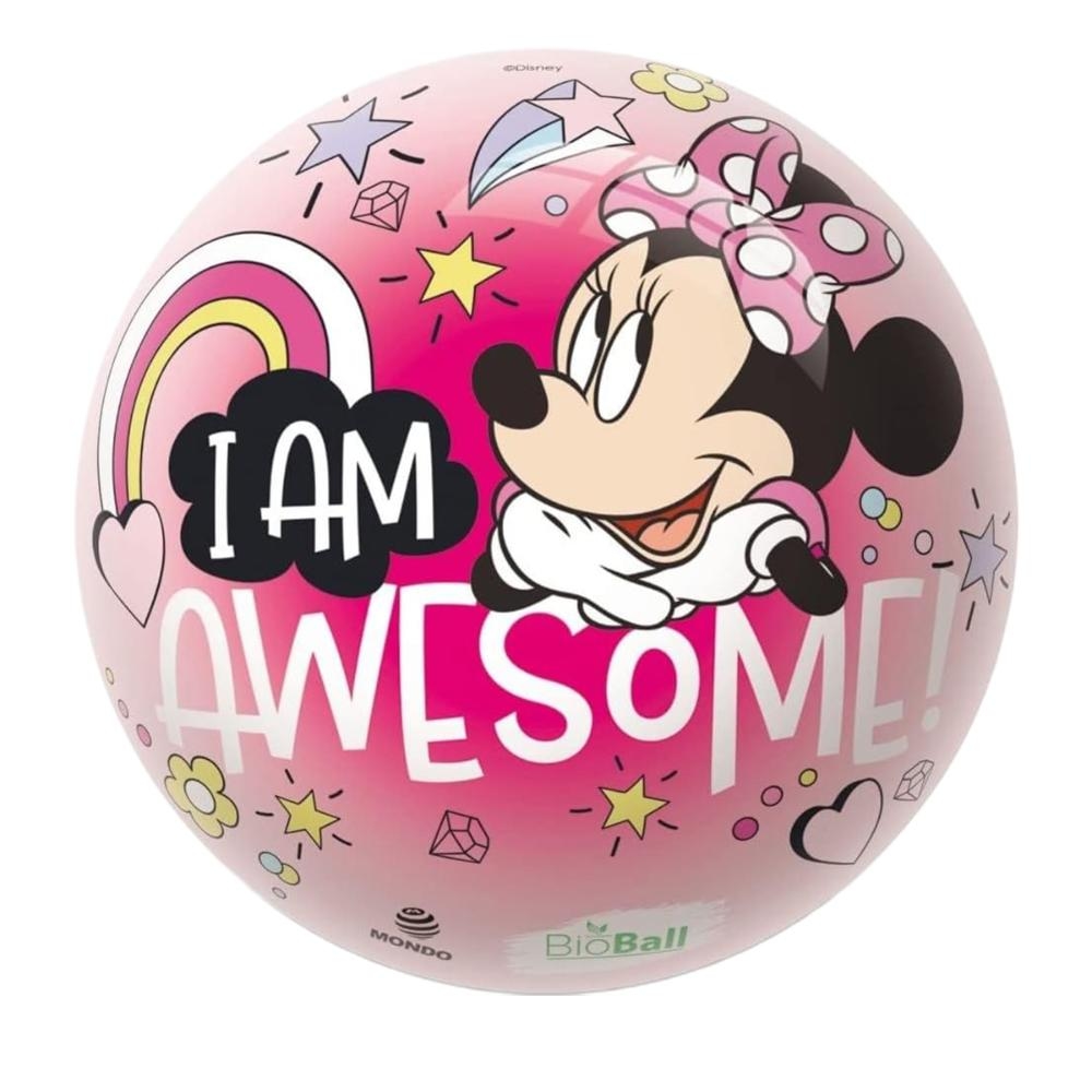 Mondo 9″ Disney Minnie Mouse Assorted Bio Ball Unisex, 3-4 Years