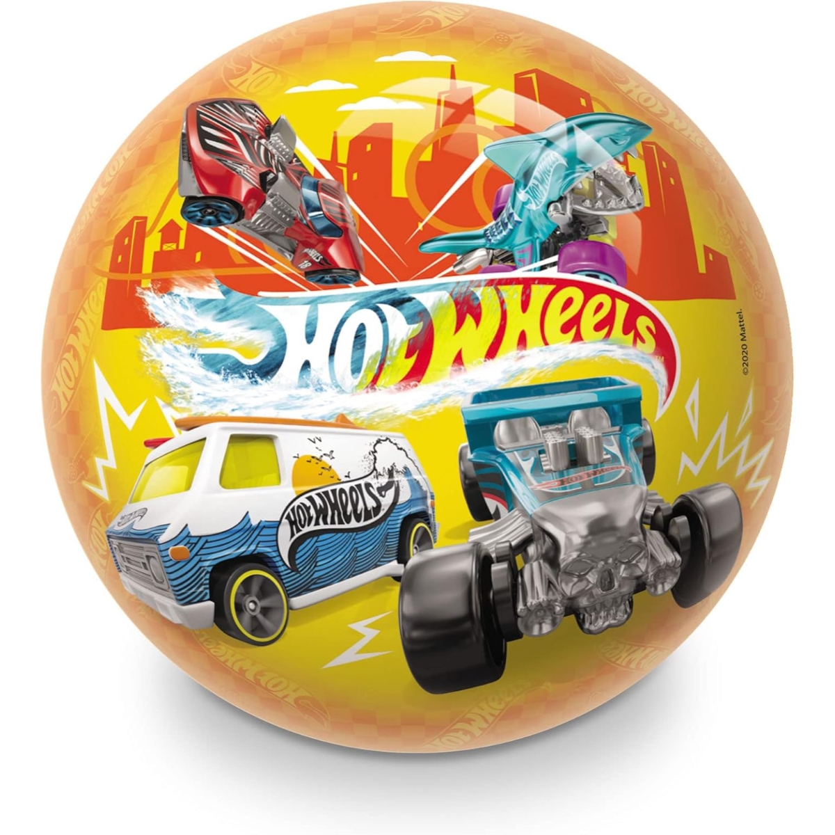 موندو كرة حيوية هوت ويلز متنوعة 9 إنش للجنسين، 3-4 سنوات