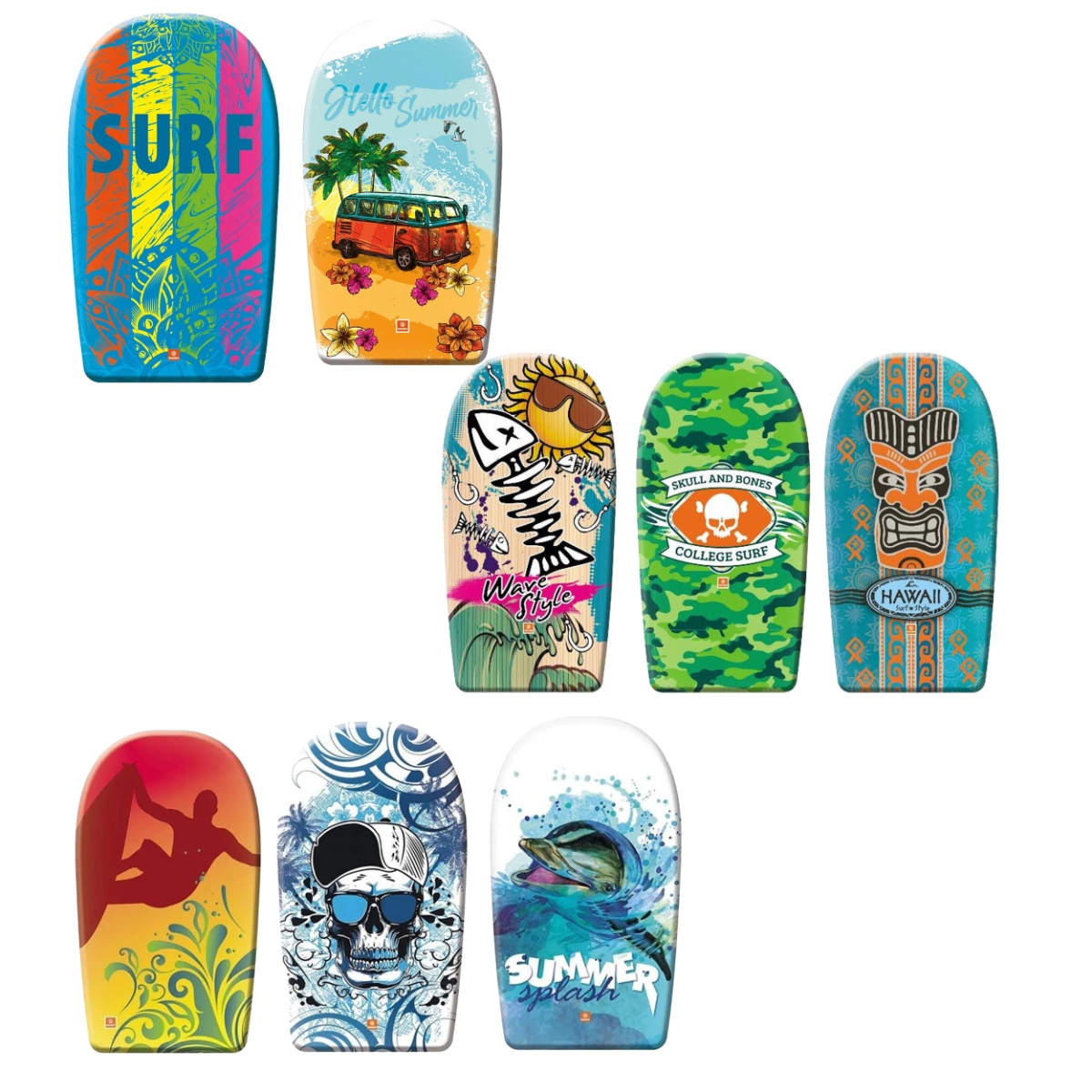 موندو ألواح تزلج متنوعة على الشاطئ للجنسين، 3-4 سنوات