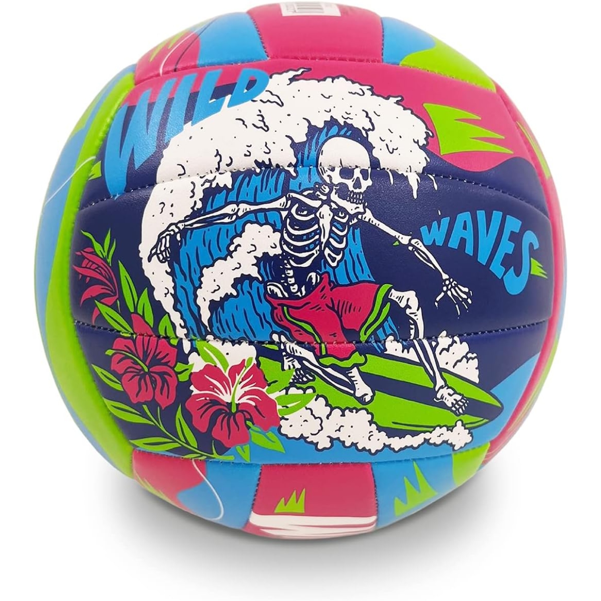 موندو كرة طائرة شاطئية V. وايلد ويفز بحجم 5 للجنسين، 3-4 سنوات