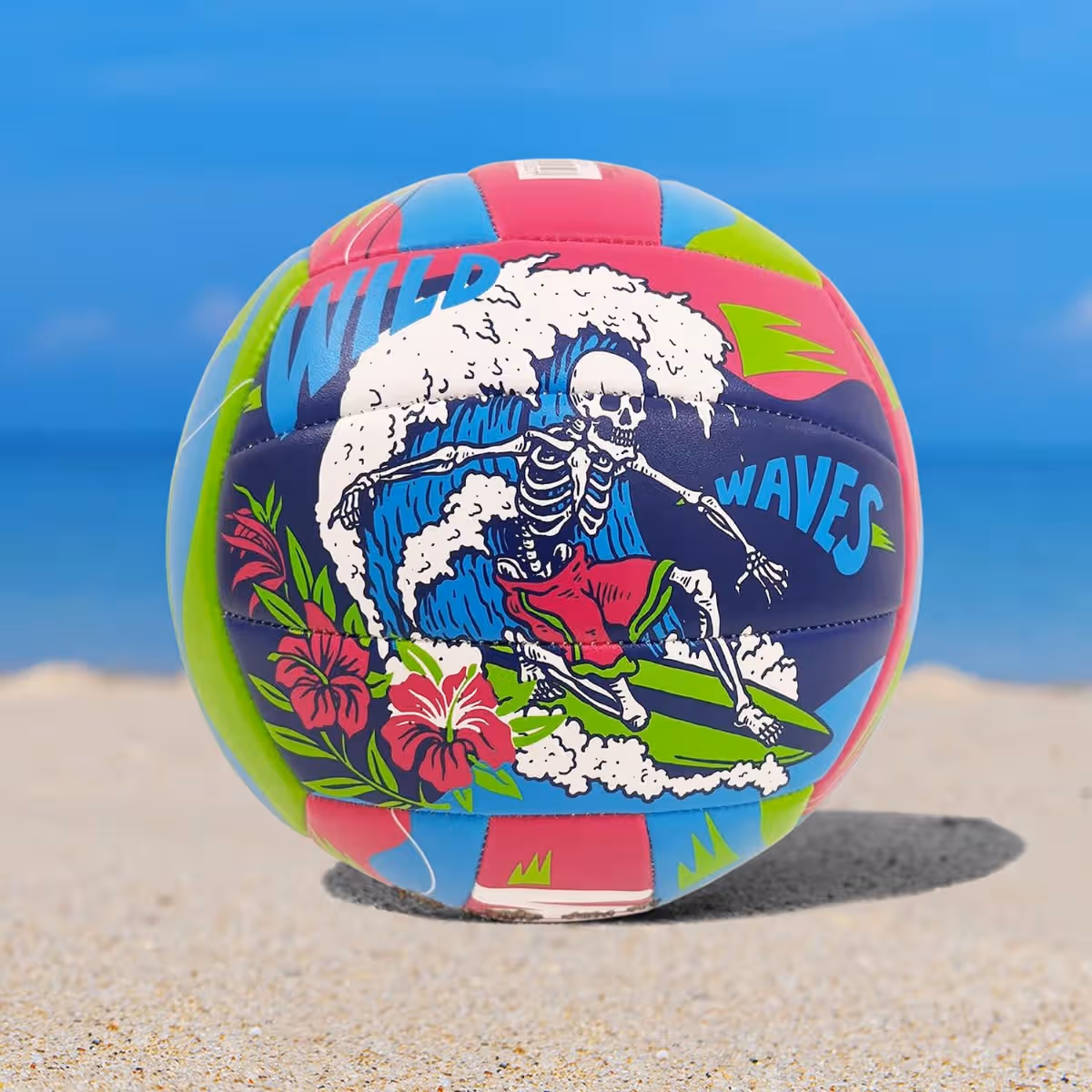 Mondo Beach V. Wild Waves (Size 5) Volleyball Unisex, 3-4 Years